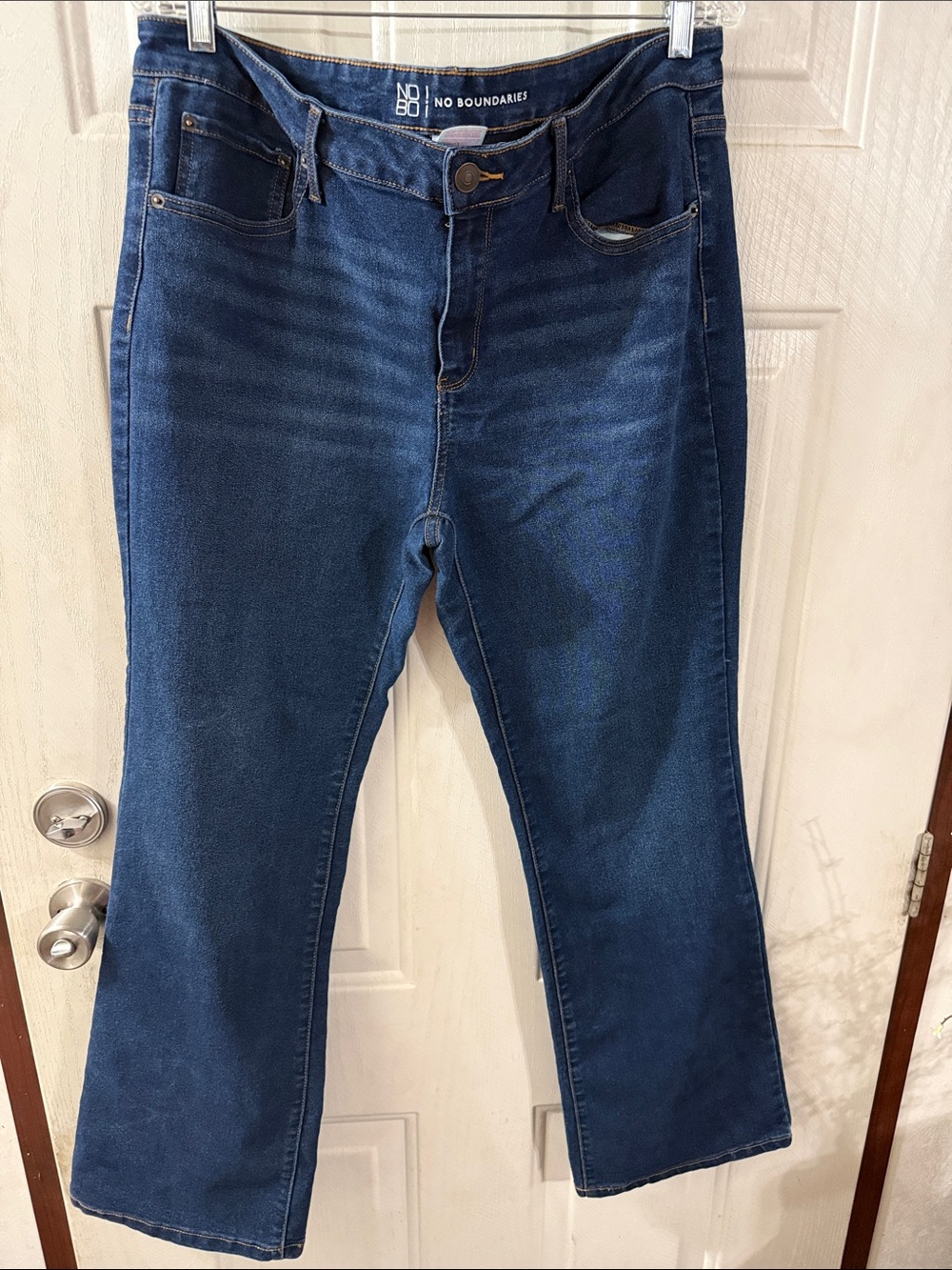 No Boundaries Women's Indigo Flare Jeans